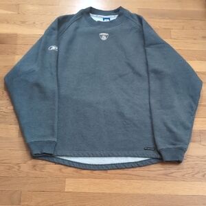 Reebok Dark Gray Men's Crewneck Sweater NFL Equipment
